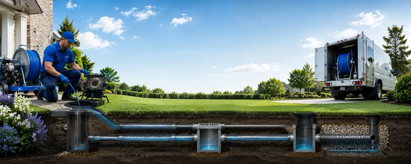 Outdoor drain cleaning information for Westley, CA